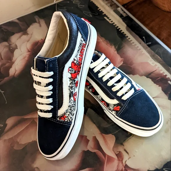 Vans Shoes Vans Marvel Comics Custom Design Poshmark